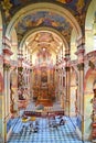 Jesuit church of the Annunciation of the Virgin Mary  in Litomerice Royalty Free Stock Photo